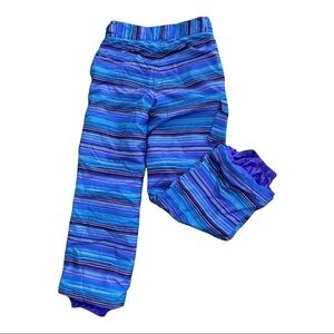 Slalom Insulated Snowboard Pants Girls Size X-LARGE Blue Print NWOT